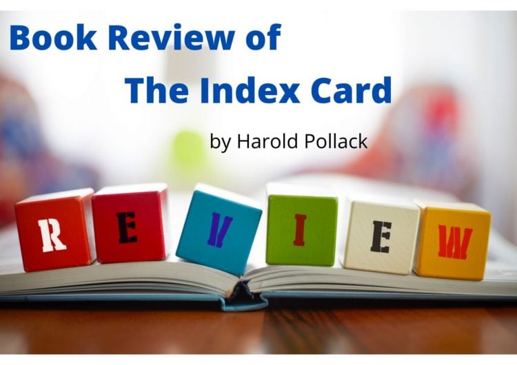 Book Review the index card summary