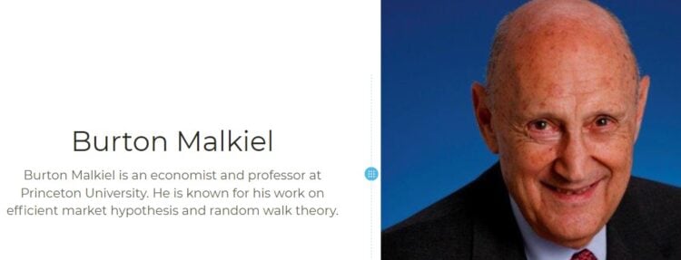 author Burton Malkiel