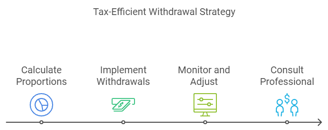 Tax efficient withdrawal strat4egies for creating retirement cash flow
