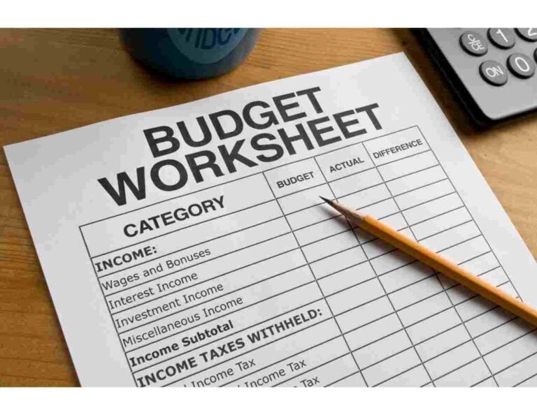 Budget Worksheet Budget Template Calculator