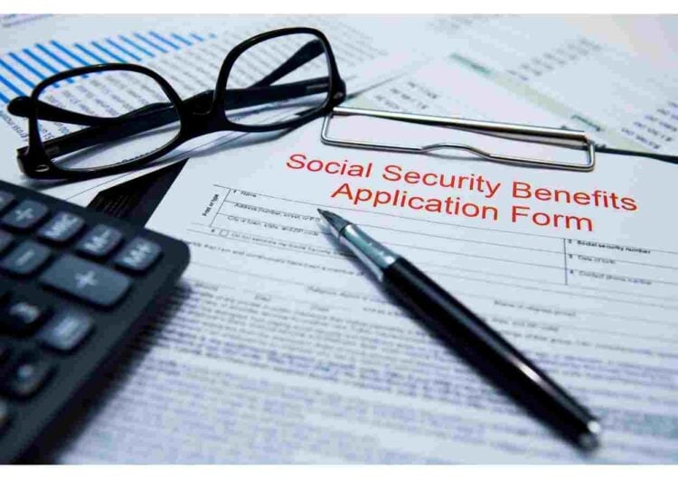 Social Security Benefits Application Form