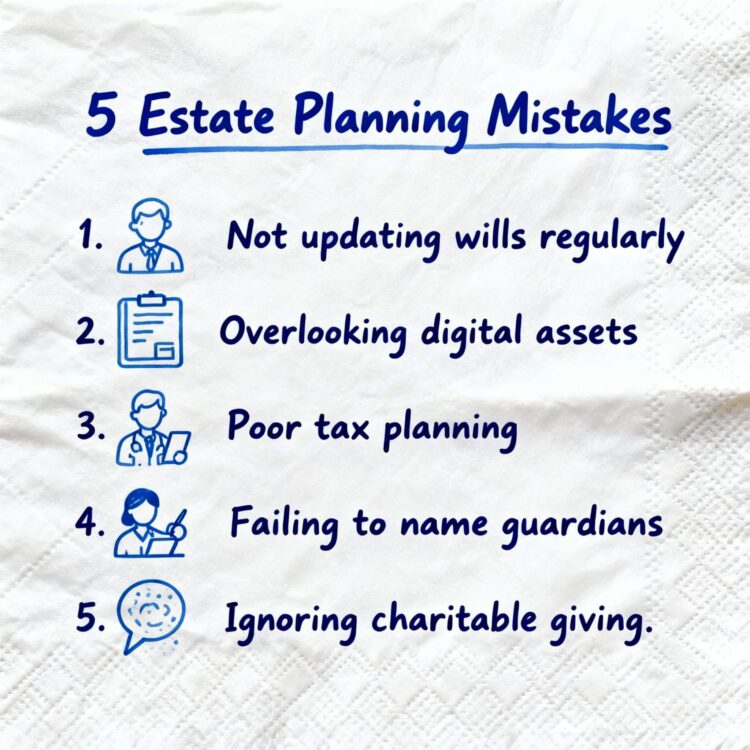 5 avoidable estate planning mistakes people commonly make