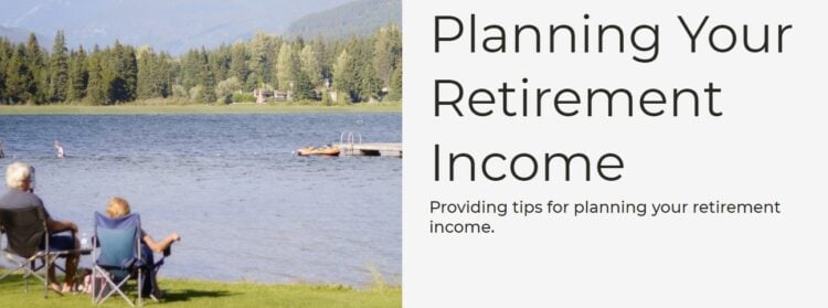 Planning for a healthy retirement income
