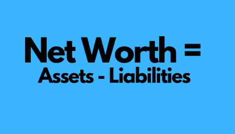 To calculate your net worth statement you subtract your liabilities from your assets and that equals your net worth.