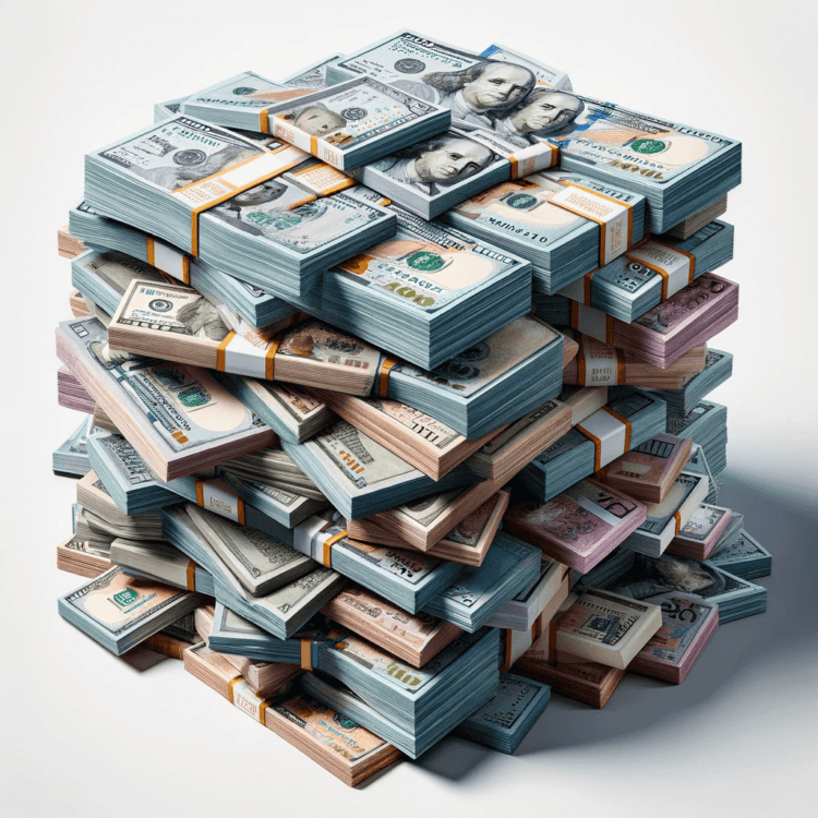 What is a Stack of Money, visualized